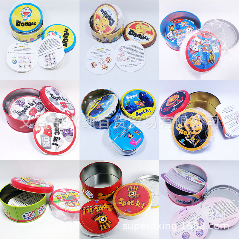Picture of Direct Sales Hot-Selling Spot It Card Dobble English Board Game Find Your Sister Large Quantity