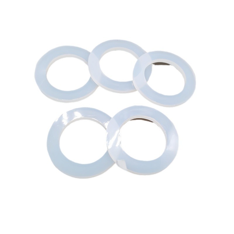 Picture of Food grade round waterproof non-slip silicone gasket thermos cup waterproof ring sealing high temperature transparent silicone gasket
