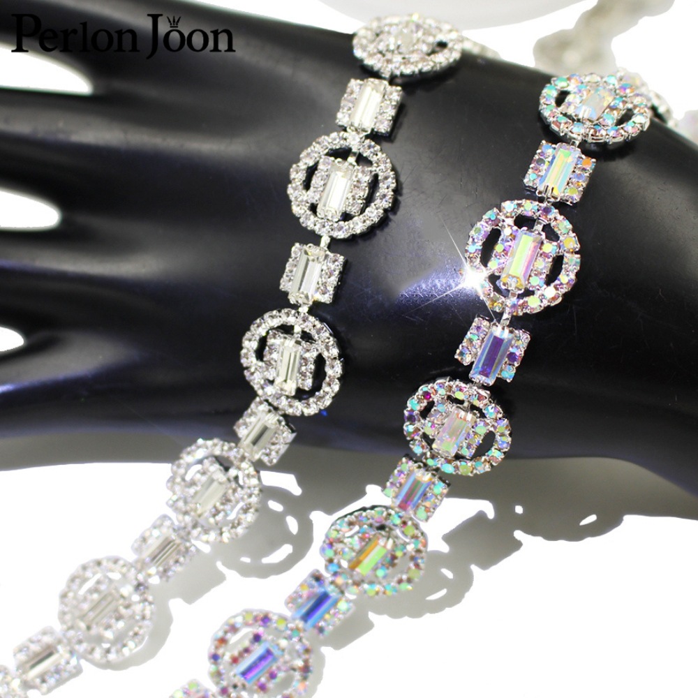 Wedding Hat Clothing Rhinestone Decorative Code Chain Accessories Manual DIY Welding Rhinestone ML169 in stock Drill Chain