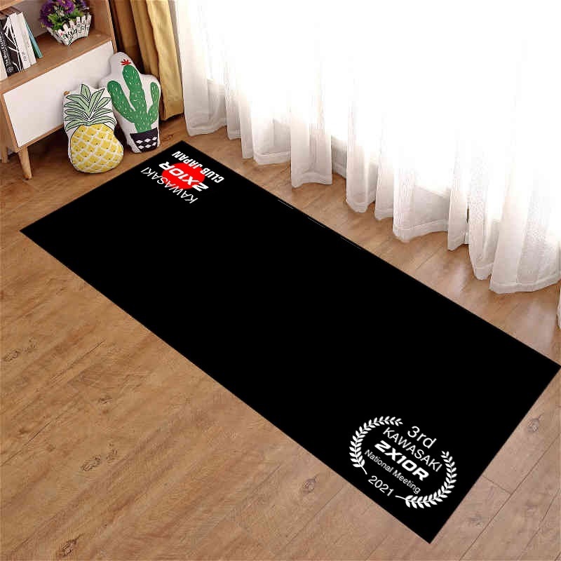 Picture of Motorcycle enthusiast carpet motorcycle display Harley Honda Ducati bedroom bedside blanket cross-border racing floor mat