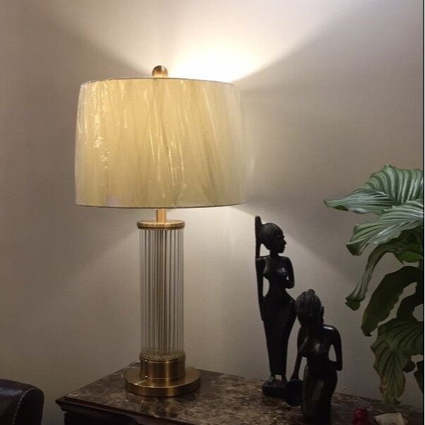 Picture of Postmodern Living Room Table Lamp Creative American Bedside Bedroom Simple Designer Model Room Soft Decoration Accessible Luxury Table Lamp