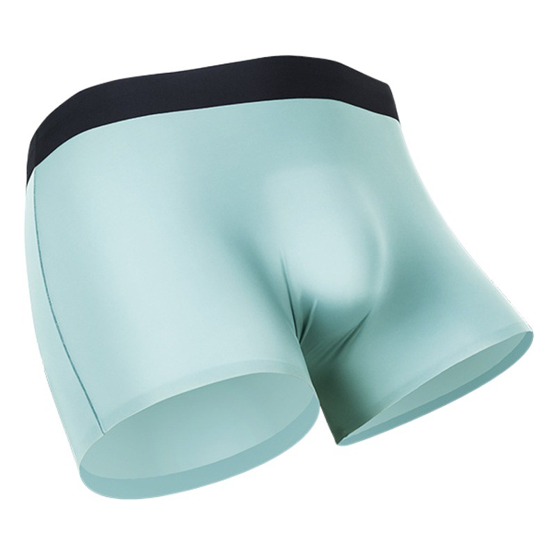 Seamless Underwear Men's One-piece Boxers Ultra-thin U-convex Men's Underpants Breathable Boxers Young and Middle-aged Underpants