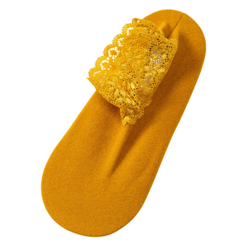 Socks Women's Short Socks German Velvet Lace Autumn and Winter Warm Anti-Slip Silicone Thickened Confinement Sleeping Socks Winter Floor Socks