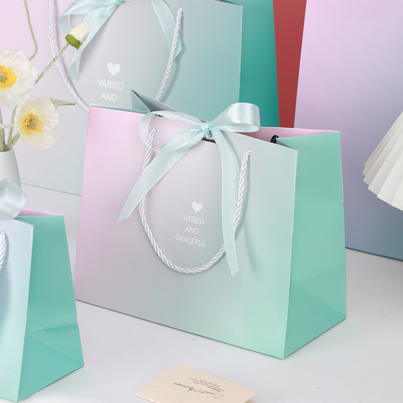 Marble clothing bag wholesale clothing store packaging bag shopping gift bag women's handbag paper bag Zhuofan