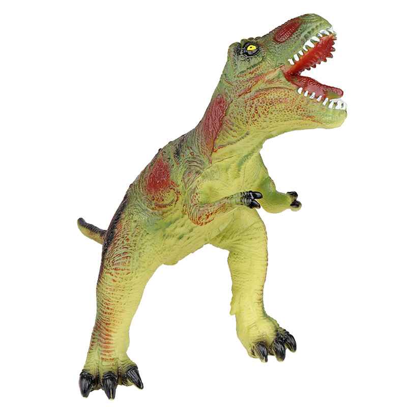 Picture of Large size simulation soft plastic dinosaur toy electric sound plastic vinyl Tyrannosaurus Rex animal model children's toys wholesale