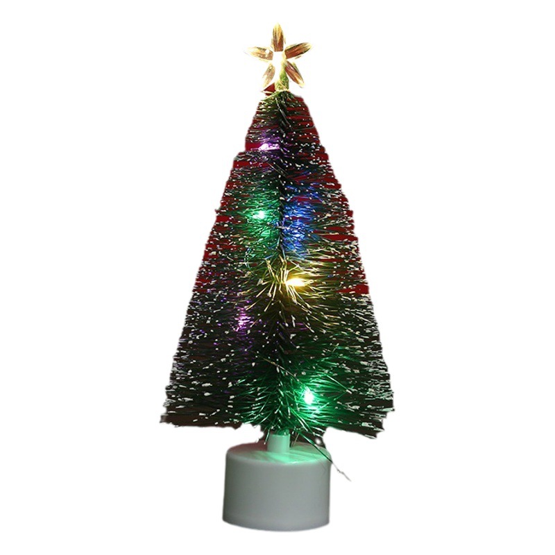 Cross-border Christmas decoration LED colorful luminous Christmas tree Christmas gift Christmas window decoration ornaments