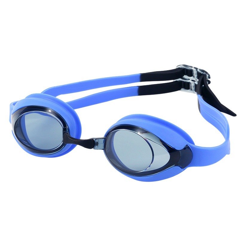 Cross-Border Children's Swimming Goggles Waterproof and Anti-Fog Small-Frame Swimming Goggles for Teenagers Swimming Competition Training Wholesale Anti-Fog High-Definition