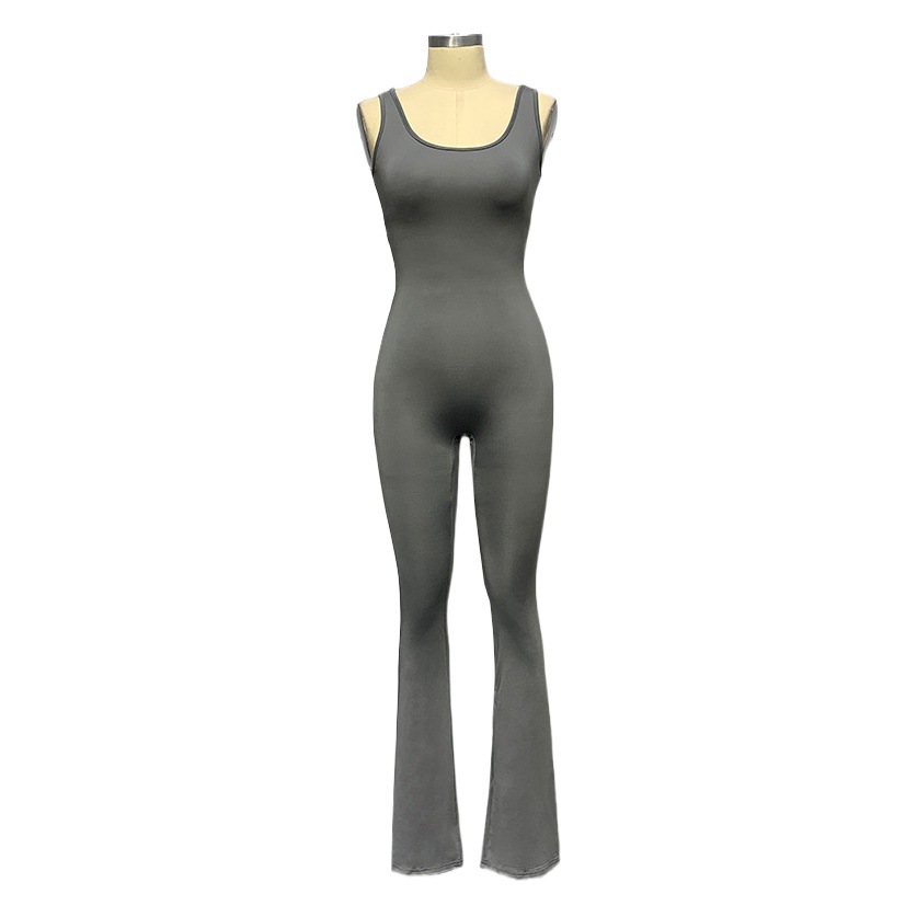 Fashion Tight Yoga jumpsuit 2023 Casual Hollow-out No-trace Sports Slim-fit Slim-fit jumpsuit