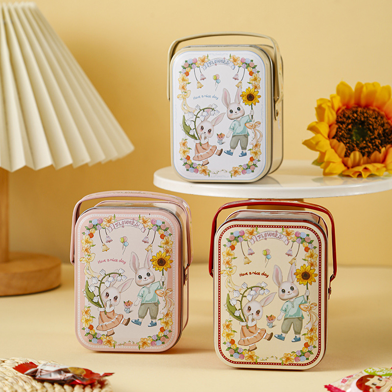 Shixin factory wedding candy box tinplate new candy box biscuit iron box simple candy jar wholesale