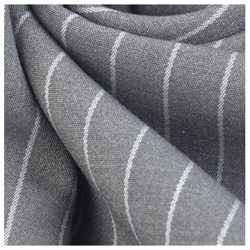 Polyester viscose stretch double-layer fabric 150D four-sided elastic vertical stripe woven fabric thick polyester spandex viscose fabric
