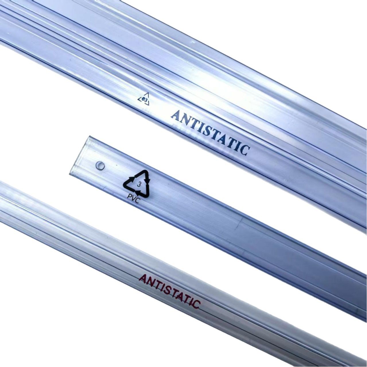 Picture of Ic Material Tube Transparent Packaging Tube Connector Anti-Static Tube Transparent Tube Shenzhen Factory Electronic Components Plastic