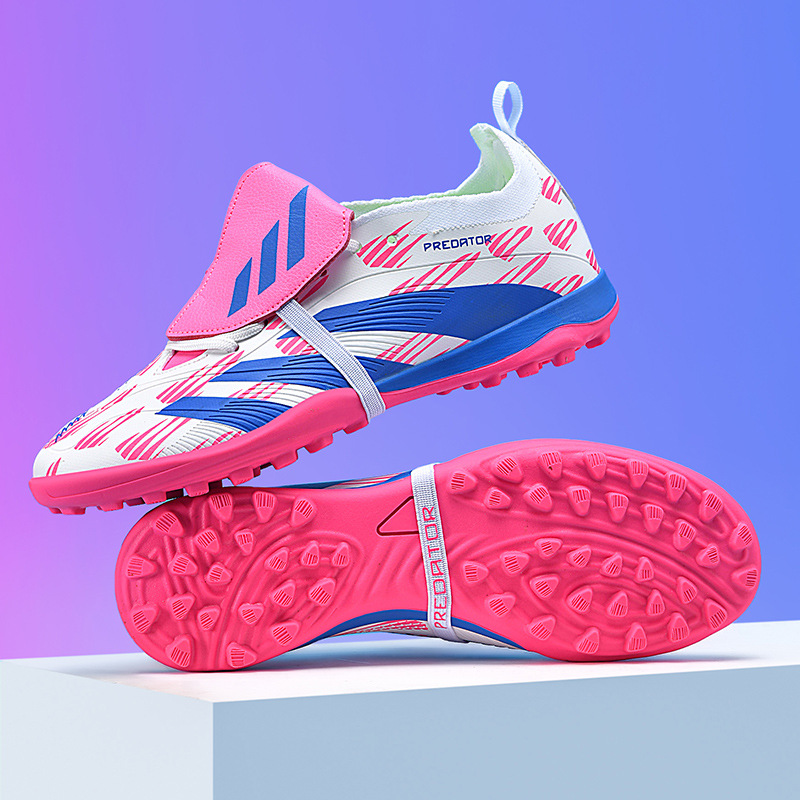 Cross-border children's artificial grass training broken nails football shoes in stock TF spikes outdoor sports competition sports shoes