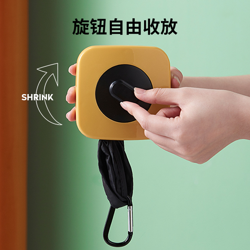 Fashion rotating folding storage shopping bag portable large nylon bag plastic storage box spot direct sales