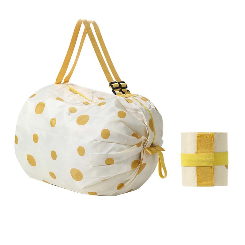 Picture of Foldable shopping bag travel shoulder portable thick large grocery shopping bag supermarket green shopping bag wholesale