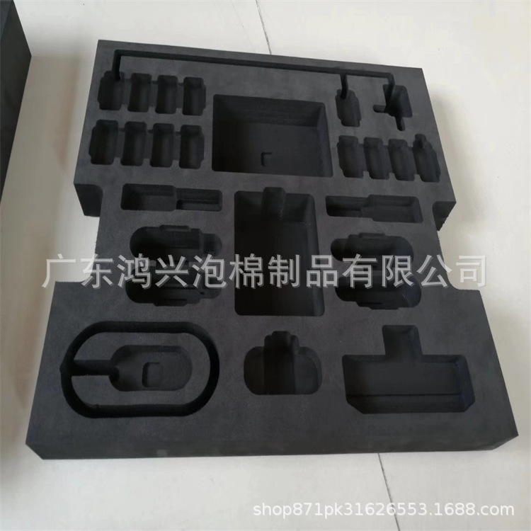Shockproof sponge supply EVA lining slotted hole box lining EVA model direct instrument protection sponge