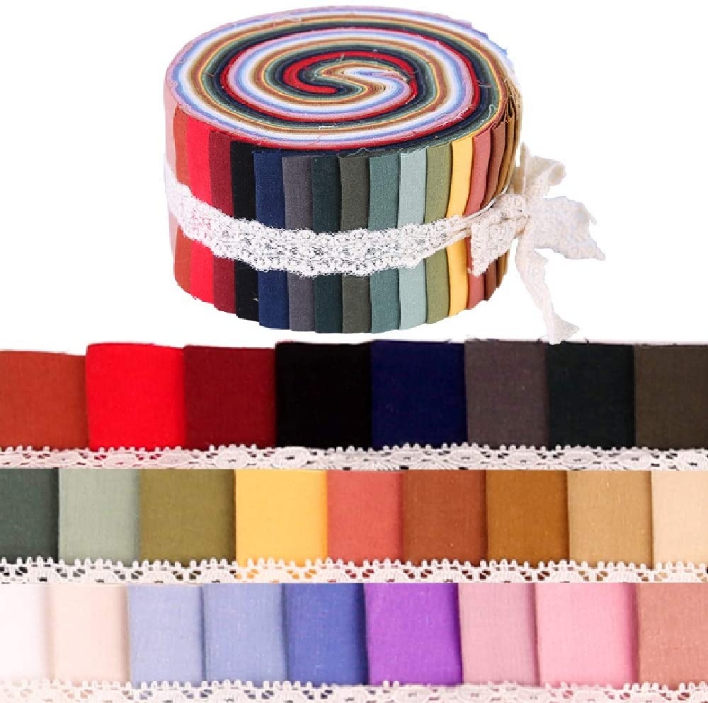 Picture of Hot sale 50 color DIY handmade solid color plain color cloth decorative cloth small cloth head cloth group fabric spot wholesale