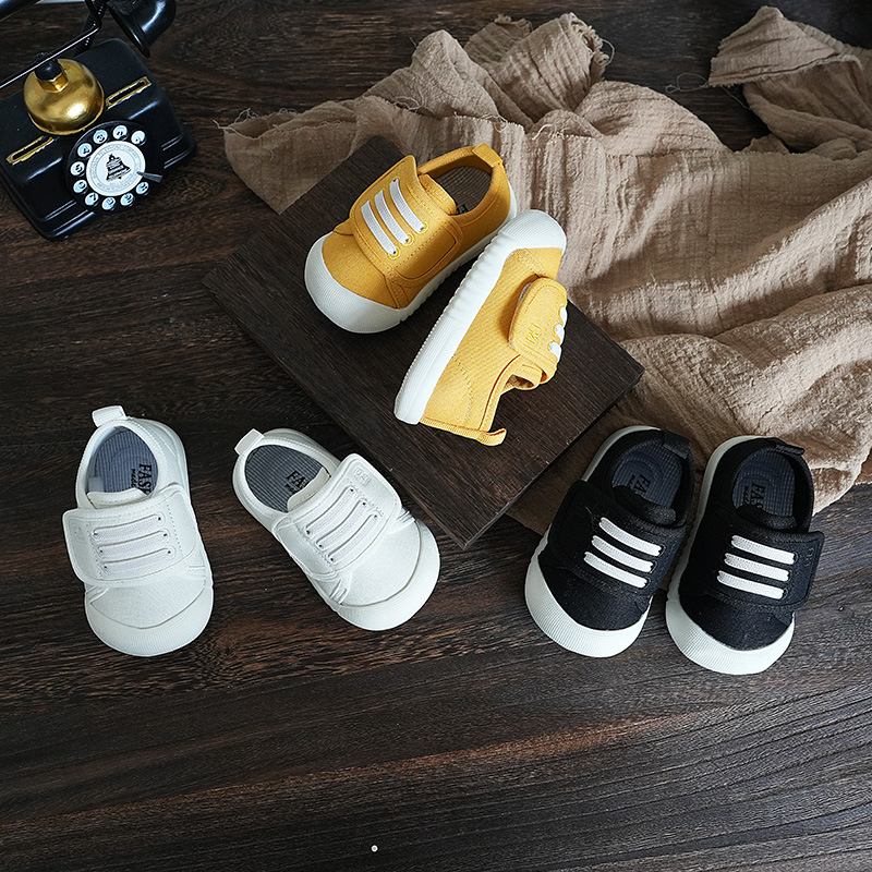 [Size 15--25] Spring and Autum Breathable Soft-Soled Mesh Shoes for Boys and Girls, Non-Slip and Anti-Kick Toddler Shoes, Canvas Shoes