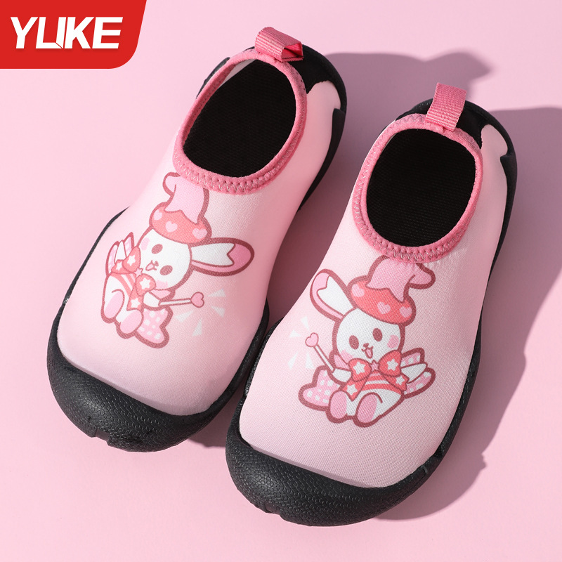 Picture of Children's Beach Shoes for Boys and Girls, Non-Slip, Anti-Cut, Soft-Soled River Tracing Shoes, Water Park and Seaside Special Barefoot Shoes