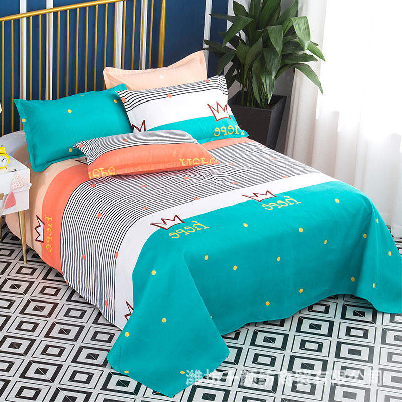 Picture of Factory Bed Sheets Thickened Scrub Bed Sheets Single Piece Student Dormitory Bed Sheets Scrub Bed Sheets for Single Bed