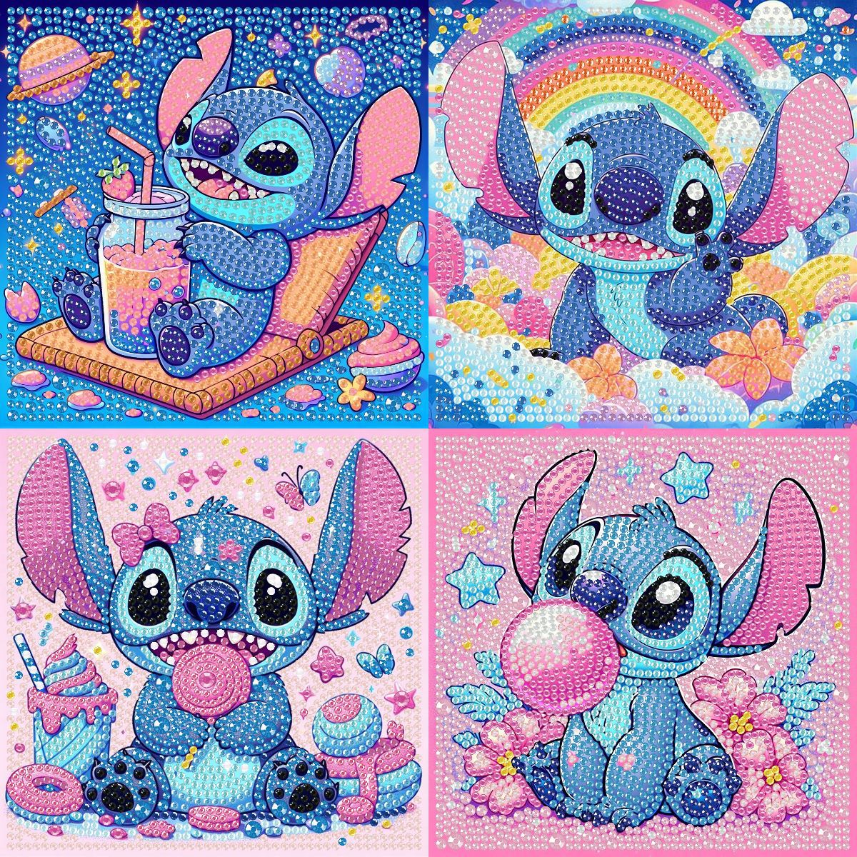 Stirl Diamond Sticker Cross-border New 5D Round Crystal Diamond Painting DIY Handmade Sticker Diamond Amazon Wholesale