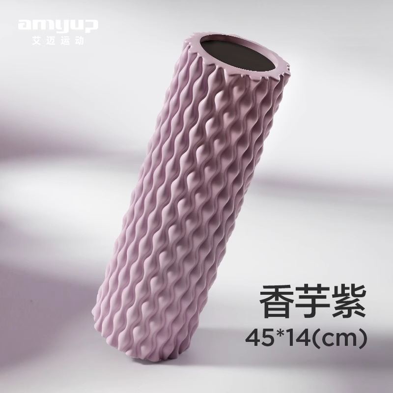 Picture of EVA water drop foam shaft muscle relaxation spike massage stick hollow yoga pillar massage roller