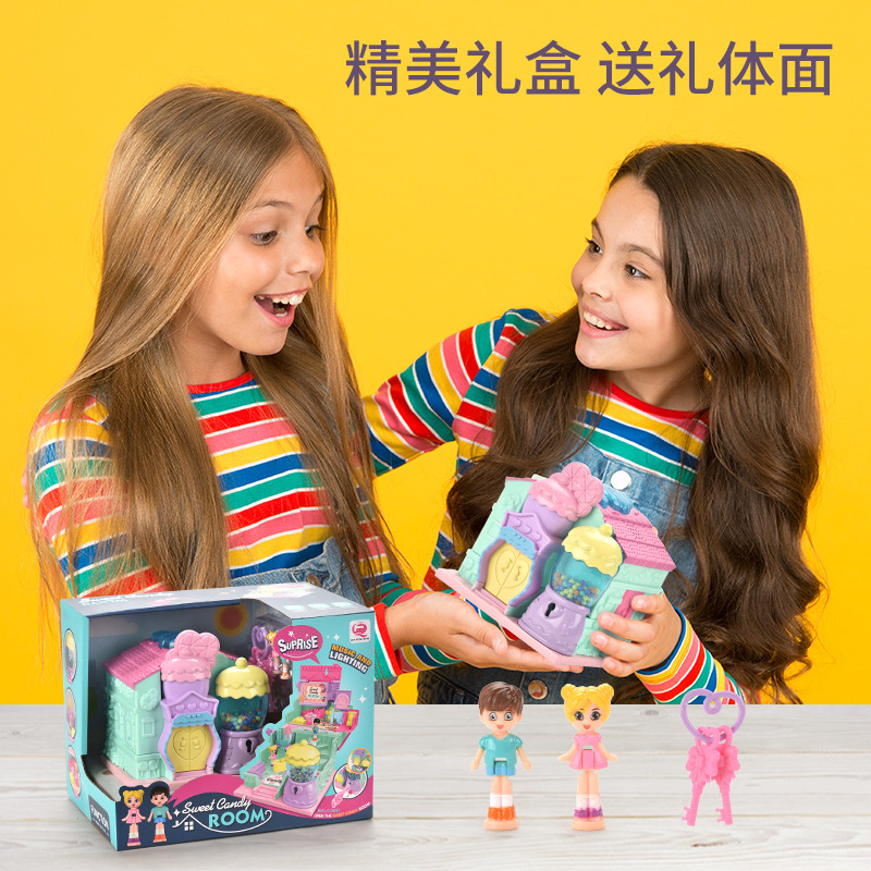 Picture of Cross-border Children's Variables Surprise Cabin Girl Simulation Princess Castle Villa Model Doll House Play House Toys