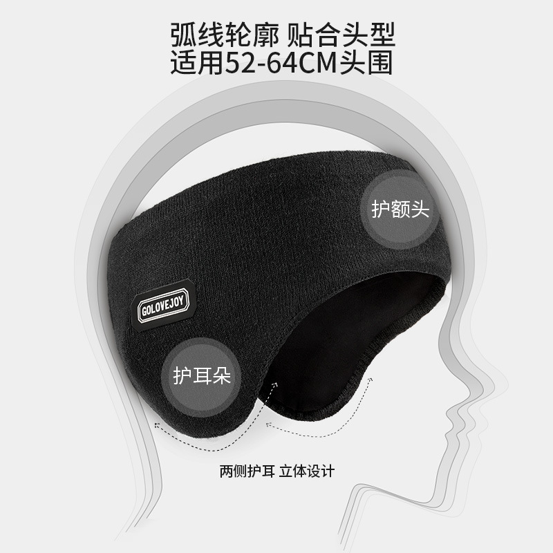 Picture of New Winter Ski Earmuffs for Men, Outdoor Sports and Cycling, Windproof Double-Layer Warm Head-Mounted Back-Worn Cross-Border