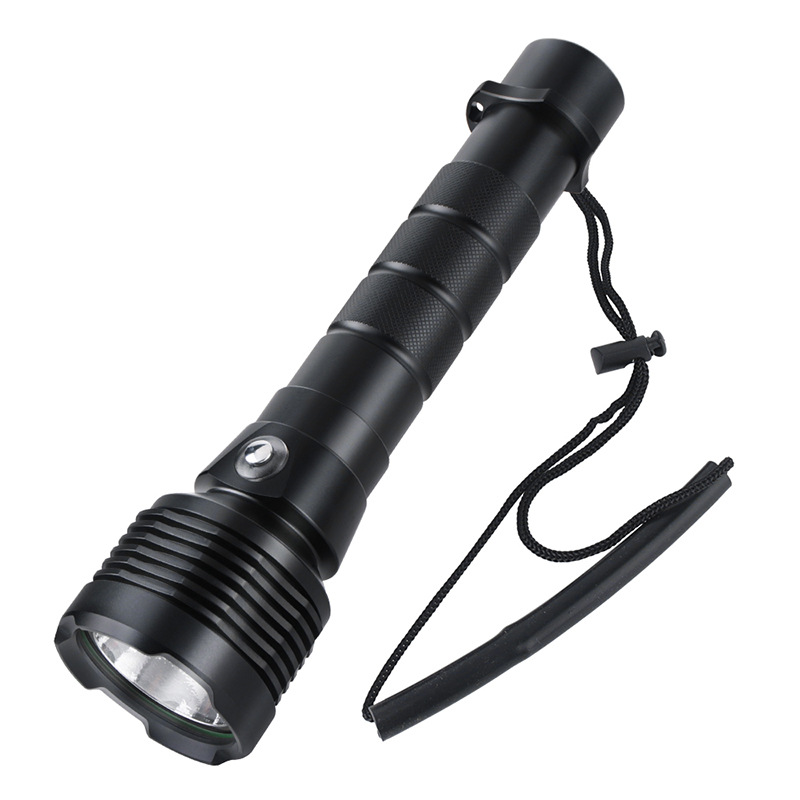 New High-Power Xhp70.2 Diving Flashlight Outdoor High-Brightness Long-Range Strong Light 3600Lm Manufacturer Portable