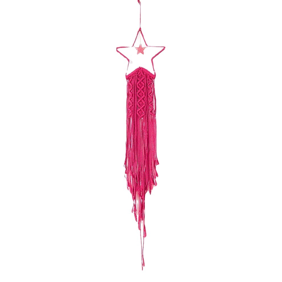 Picture of Cross-Border Hot Selling Moon Dream Catcher Hand-Woven Cotton Rope Tapestry Bohemian Style Wall Hangings