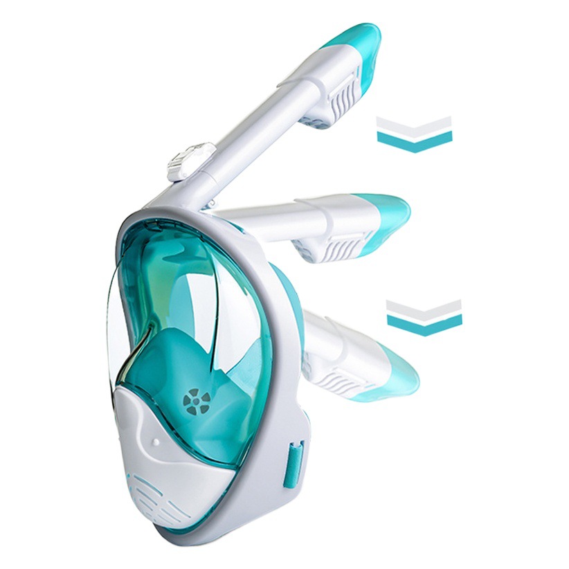 Manufacturer's Cross-Border Fully Dry Snorkeling Three-In-One Adult and Children's Waterproof and Anti-Fog Diving Swimming Mask Is a Cross-Border Bestseller