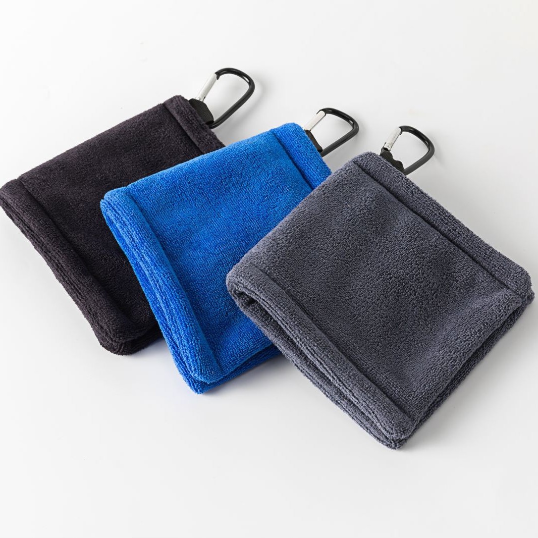 Picture of Golf ball cleaning towel microfiber golf towel club towel thickened fleece-lined wipe