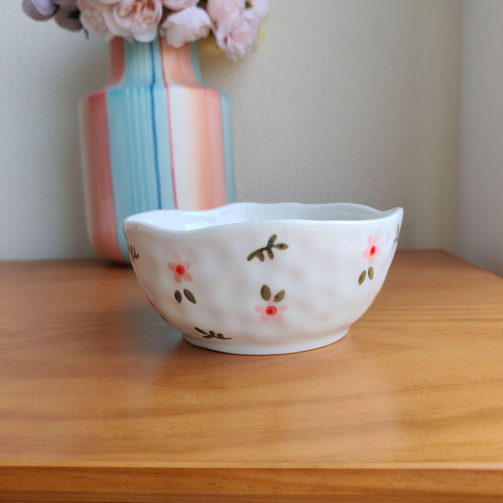 Picture of 5inch Ceramic Bowl Underglaze Color Hand-Painted Cute Fruit Bowl Dessert Bowl Restaurant Home Bowl Export to Russia