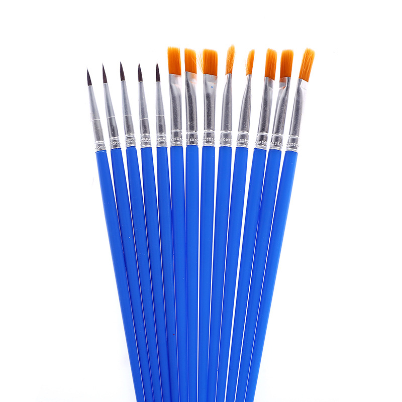 Picture of Children's Painting Brush graffiti painting acrylic watercolor paint kindergarten Hook pen row pen gouache nylon brush