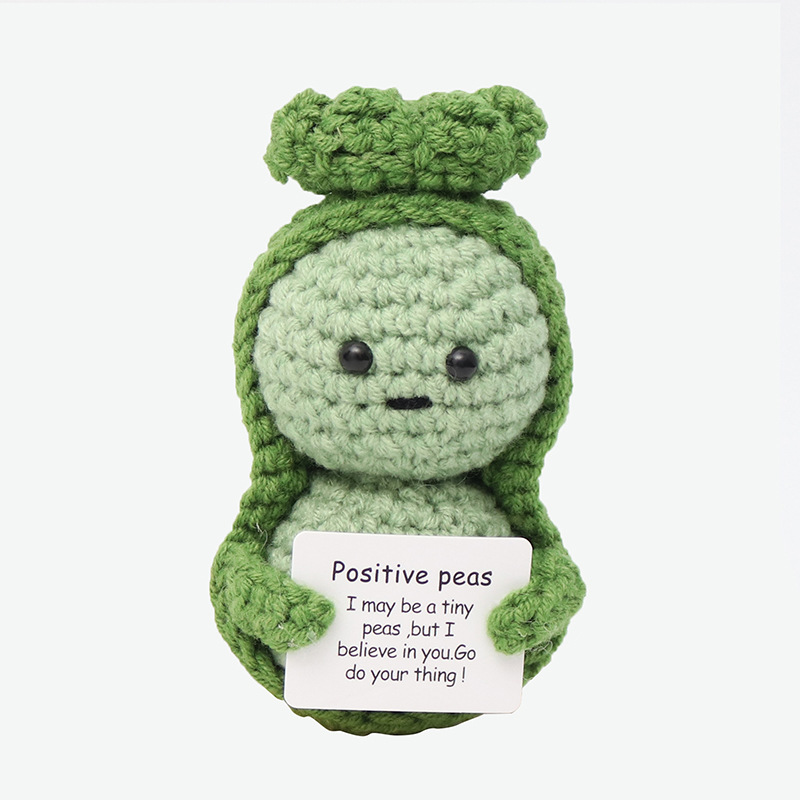 Picture of Cross-Border Hot-Selling Wool Crochet Positive Energy Potato Knitted Wool Cucumber Positive Energy Wool Crocheted Doll Finished Product