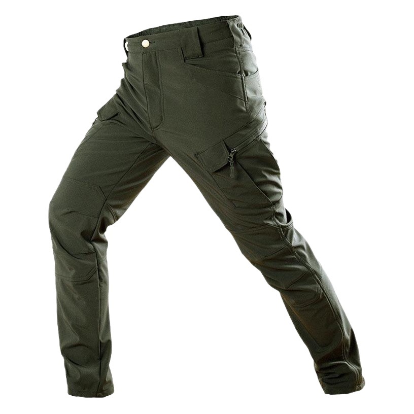 Men's fleece-lined waterproof tactical pants combat pants winter warm training suit X7 X9 tactical pants
