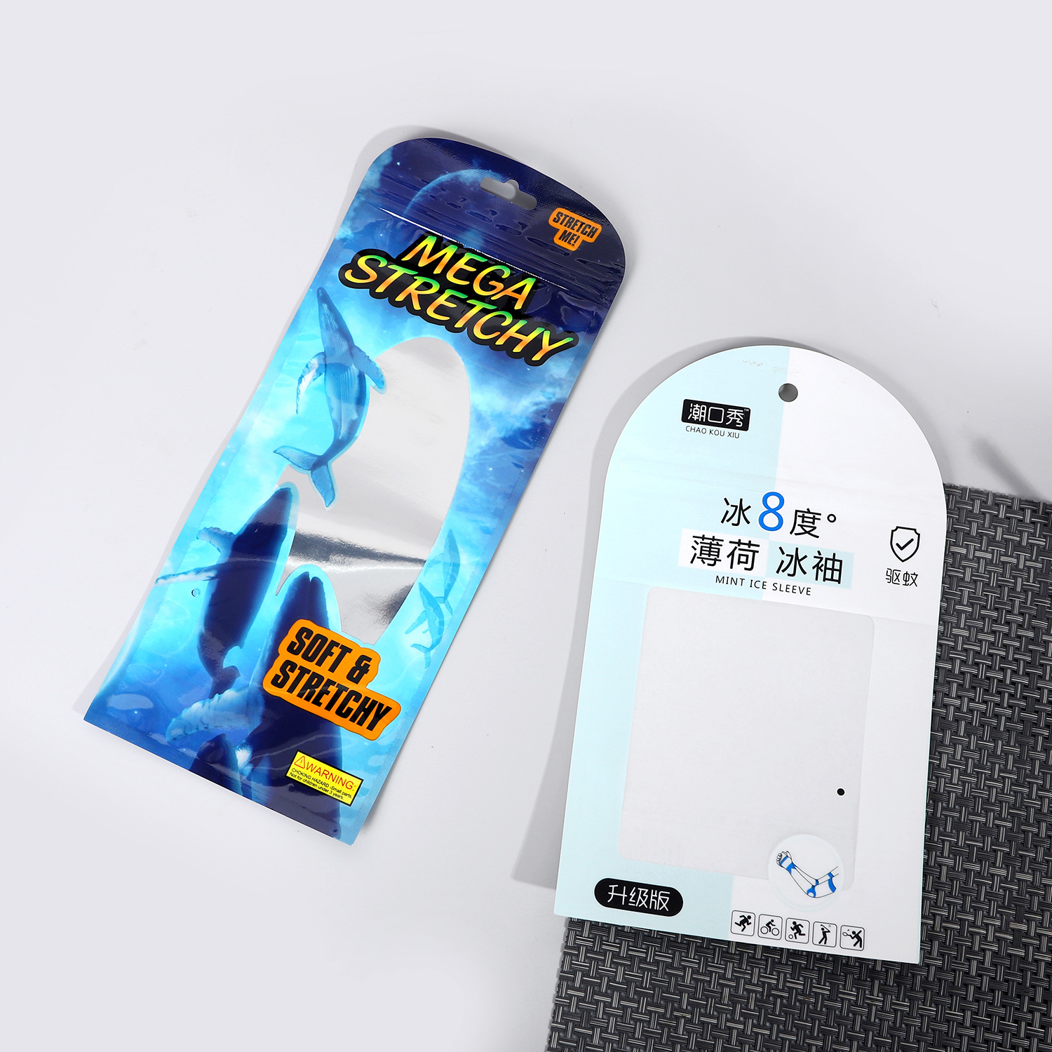 Special-shaped bag sealed pocket self-sealing bag cartoon head dumb film thickened kraft paper aluminized gloves ice sleeve packaging bag