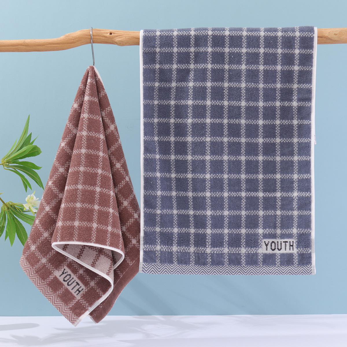 Picture of Gaoyang factory cotton European flower towel soft absorbent large face towel supermarket gift wholesale face towel household towel