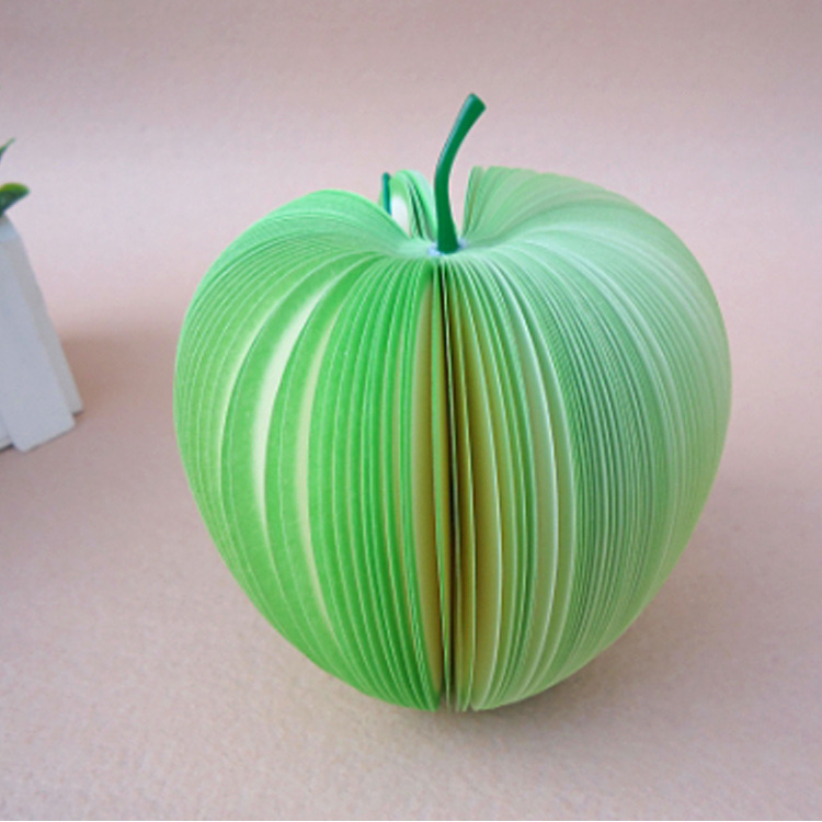 Picture of Large red apple note paper three-dimensional creative vegetable and fruit note paper cute special-shaped convenient message note pad