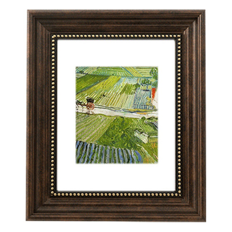 American-style retro green small picture frame wall-mounted 5-inch 6-inch 7-inch 8-inch 10-inch 12-inch wedding frame photo frame decoration plus wash photos