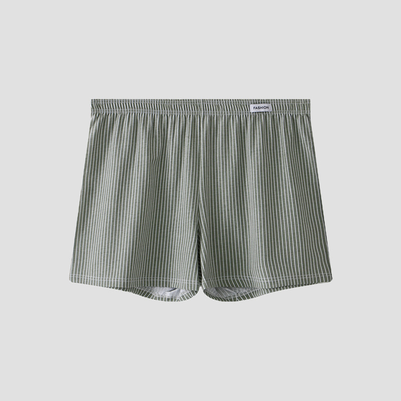 Picture of New Men's Arlo Pants Men's Pure Cotton Breathable Loose Four-Corner Underwear Head Youth Striped Boxer Short Pants