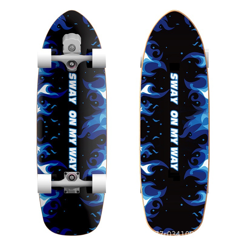 Sway S5 land surfboard skateboard factory children 2-3-6-8-12 years old pu non-stare male and female scooter