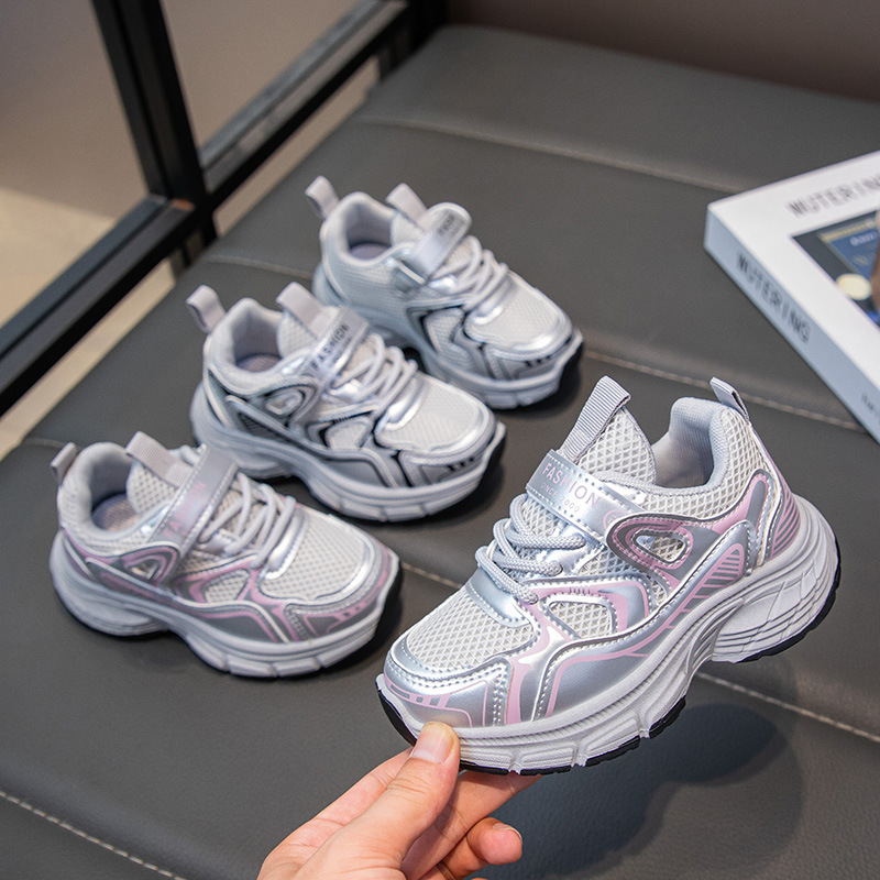 Boys and Girls sneaker 2024 Spring and Autumn New Soft Bottom Breathable Non-slip Fashion All-match Middle-sized Children's Casual Torre Shoes
