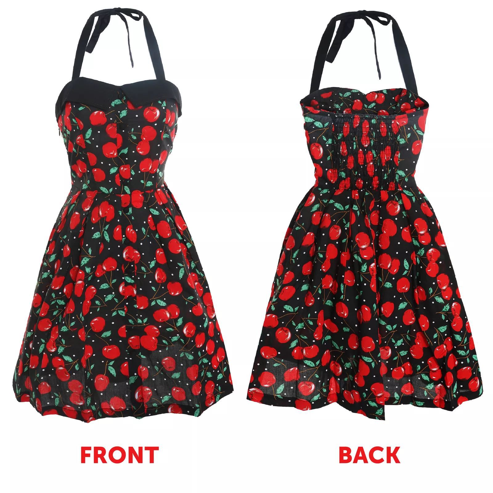 Picture of Foreign Trade Cross-border Women's Summer Dress Strap Wave Dot New Retro Large Dress Amazon Large Size Dress