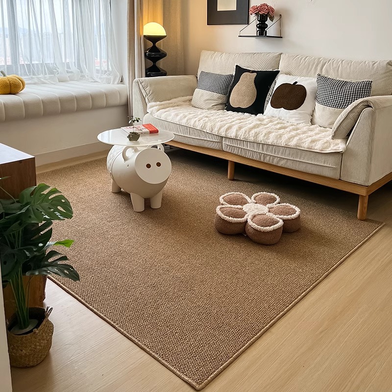 Special carpet gray floor mat for studio studio photo sisal edging bedroom clothing background office