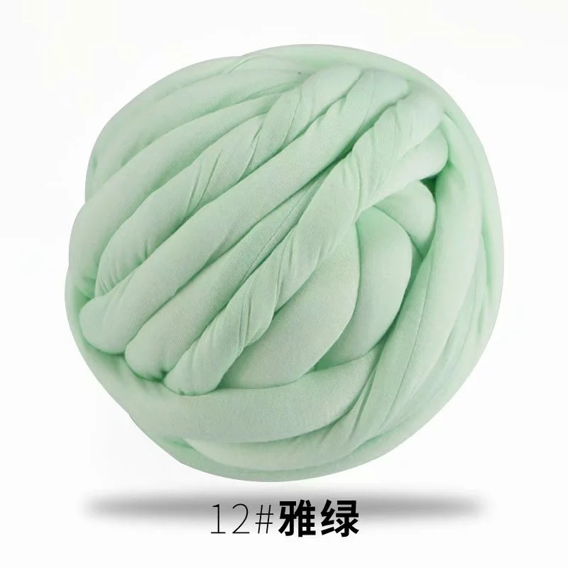 Picture of Heart-filled cotton coarse cotton fabric thread hand-woven blanket bag cat nest wool core-spun yarn thread machine-washed OHHIO new style
