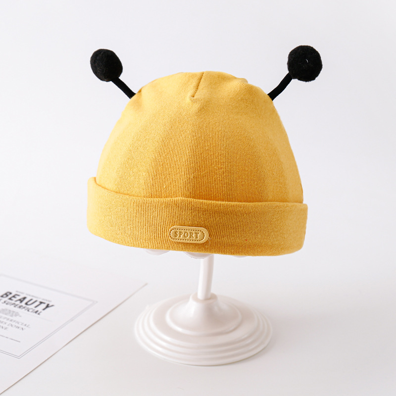 Picture of 0 to 3 Months Newborn Baby Hat 6 Baby Hat Baby Newborn Pure Cotton Autumn and Winter 4 Spring and Summer Thin Boneless