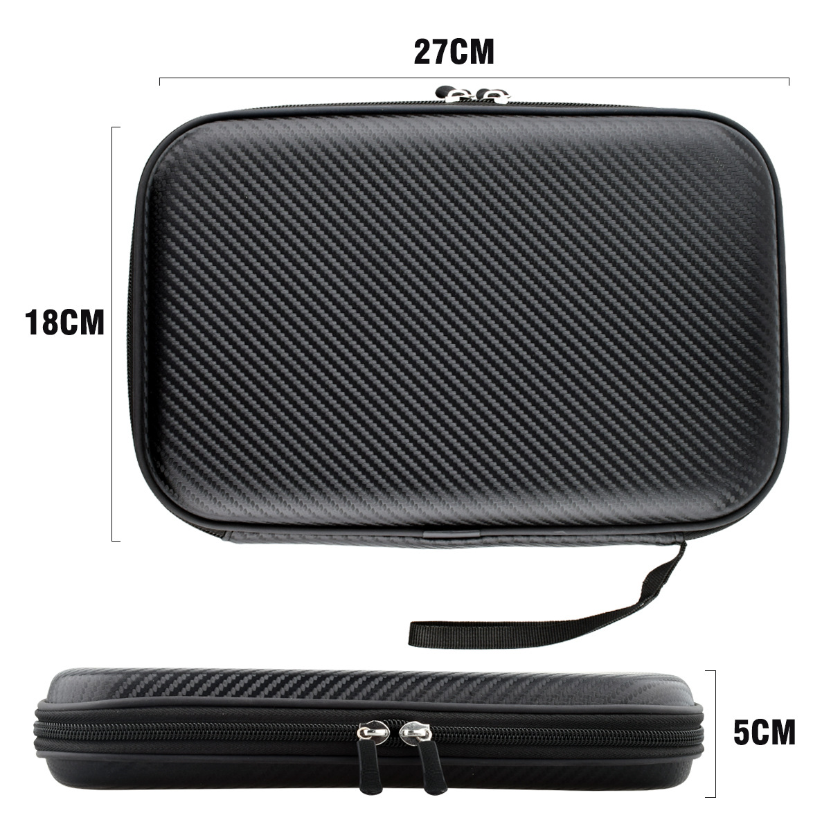 Picture of Passner Table Tennis Bag Table Tennis Bat Bag Table Tennis Bat Set Hard Shell Square Storage Bag Portable New Durable