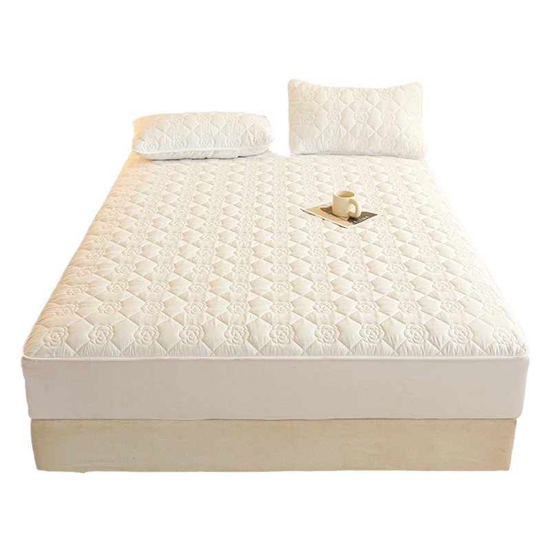 Class A Mother and Infant Grade Waterproof Bed Cover Cotton Single-Piece Bed Cover Mattress Protective Cover Simmons Non-Slip Bed Cover Pad