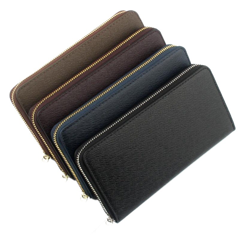 Cross-border Cloth Saffiano Long Men's Wallet Fashionable Zipper 60017 Japanese Wallet for Women