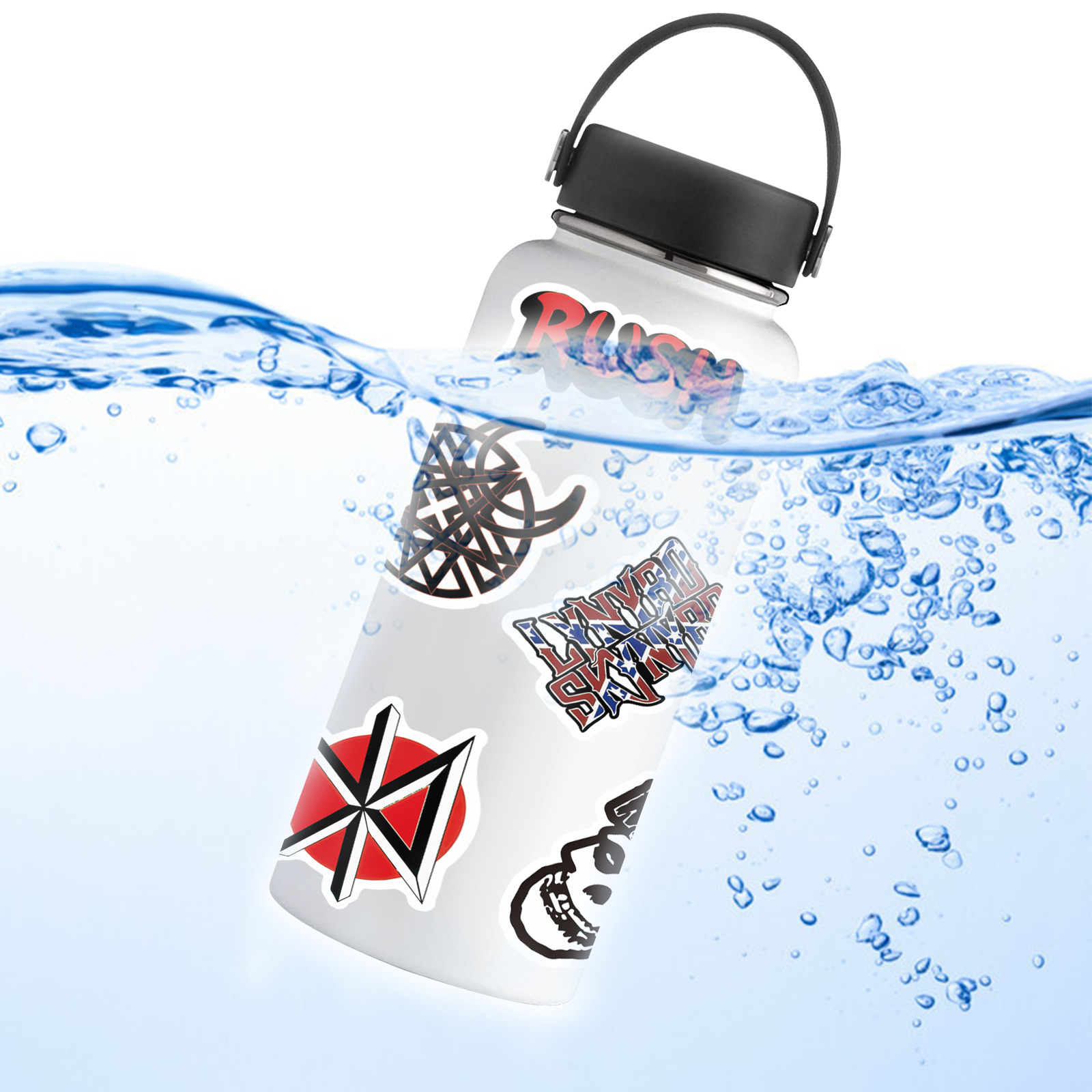 Picture of 50 Rock Rock Band Logo Graffiti Stickers Luggage Motorcycle Skateboard Helmet Personalized Waterproof Stickers